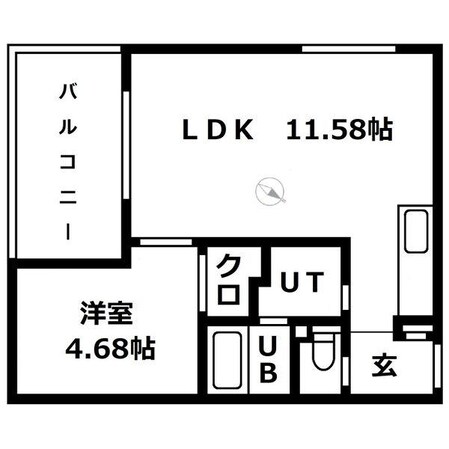 クレアヒルズの物件間取画像